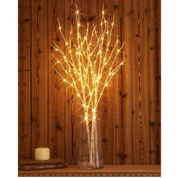 Party Supplies Artificial Twig Birch Tree Branch Fairy Lights Poshmark